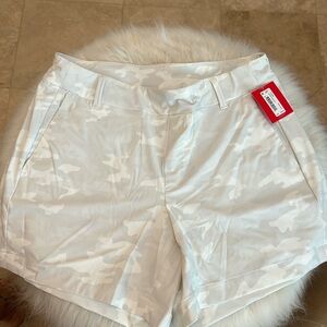 Spanx White Camo Shorts